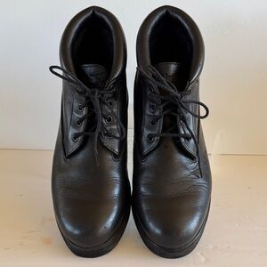 Timberland Men's Black Leather Lace-Up Boots